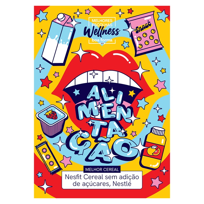 Psychedelic poster series for Boa Forma's 'Melhores Escolhas' awards