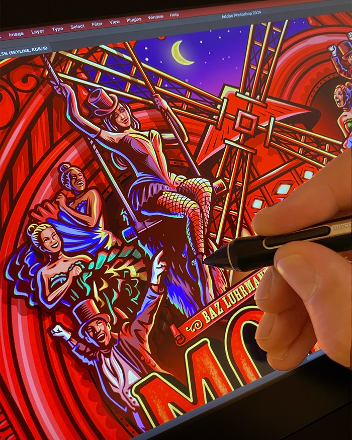 Baz Luhrmann’s musical version of Moulin Rouge!