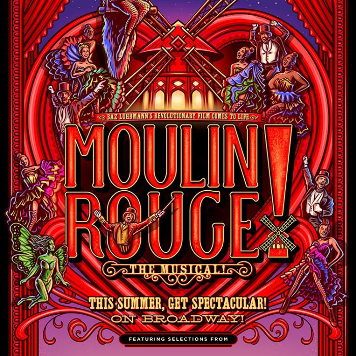 Eric van den Boom talks about his poster art celebrating five years of Moulin Rouge! on Broadway.