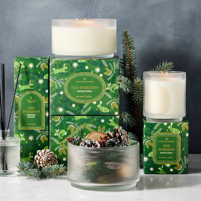 Fall/Winter 2024 home scents packaging by Williams Sonoma