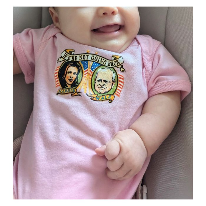 Limited selection of Harris/Walz advertising merchandise