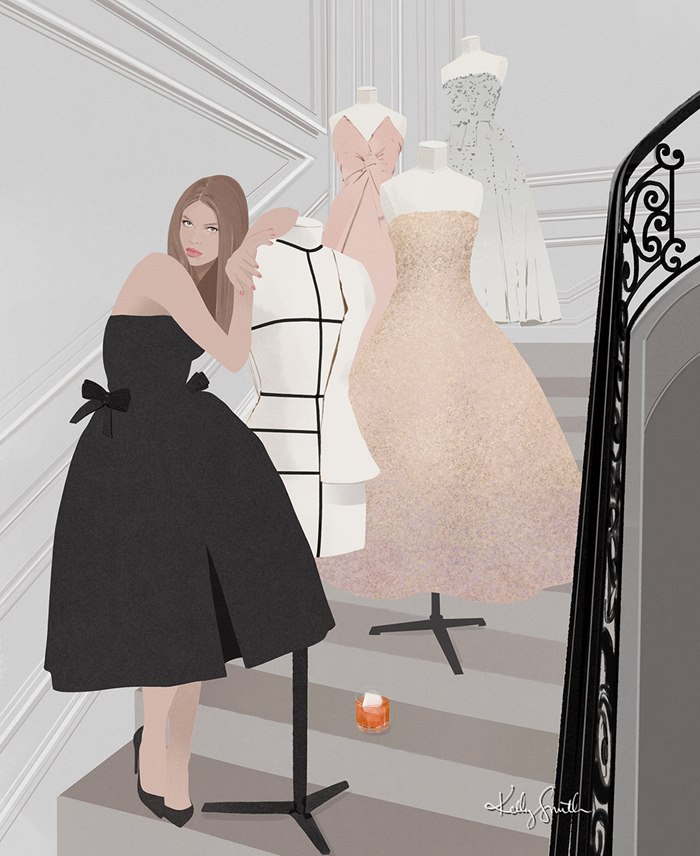 Parisian fashion style for the book 'Cocktails in Paris'