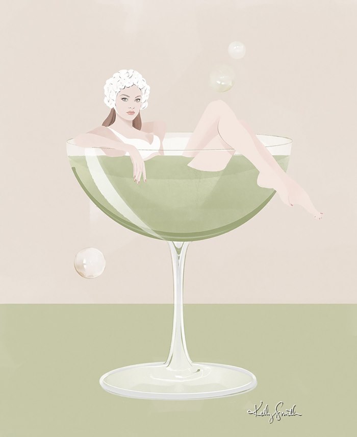 Book illustration of 'Cocktails in Paris'
