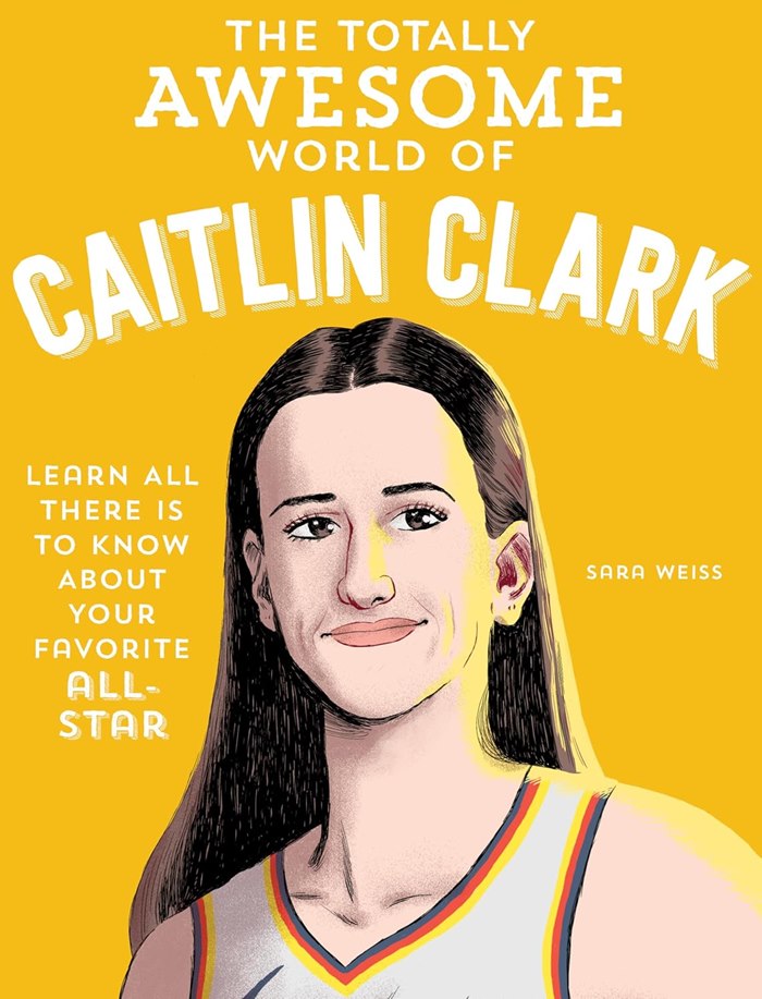 An iconic Caitlin Clark portrait for the 'An Awesome World' collection