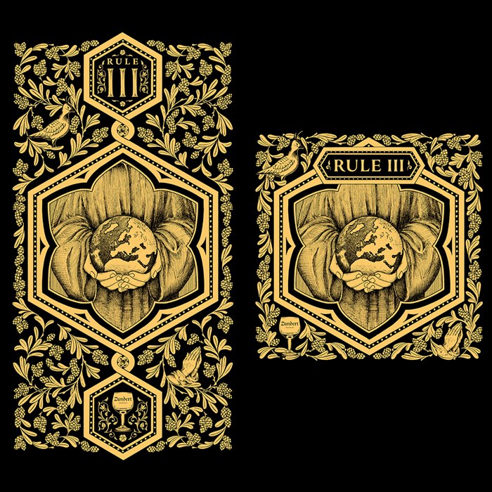 Designing logo and labels for beer edition