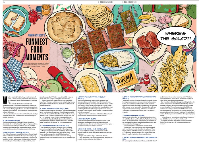 Editorial on Gavin & Stacey's tastiest moments