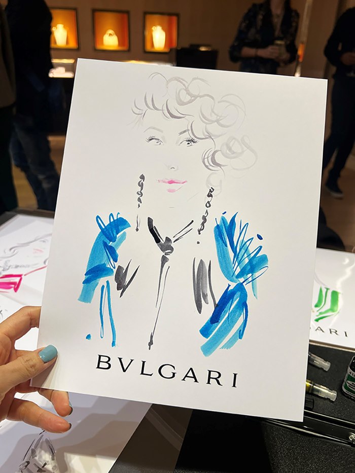 Capturing elegance and individuality at bespoke live portrait event