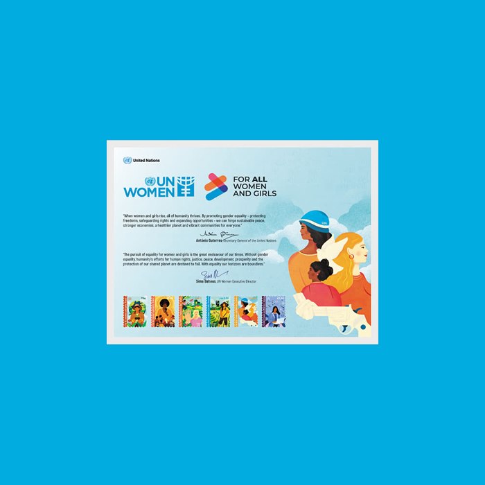 UN Postal Administration and Bárbara Tamilin celebrate Women’s Day