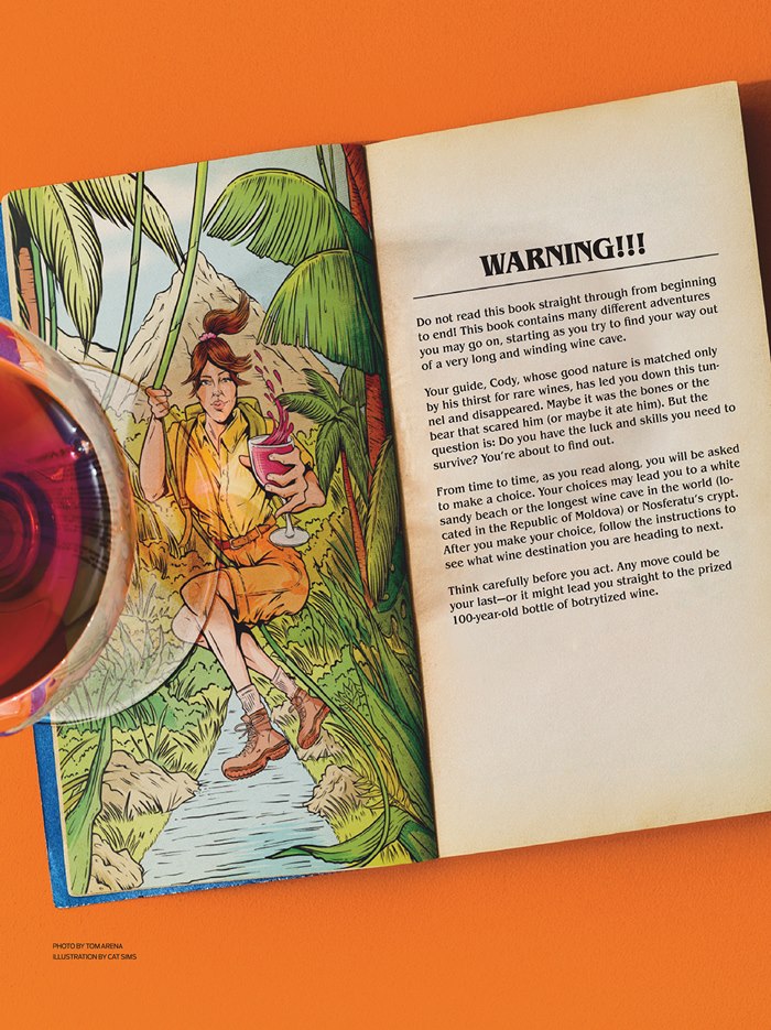 A playful Cat brings adventure to Wine Enthusiast’s Travel Issue