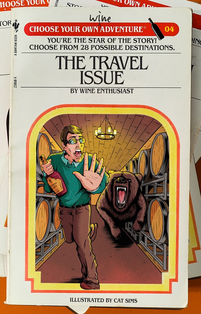 Vintage book cover of Choose Your Own Adventure series