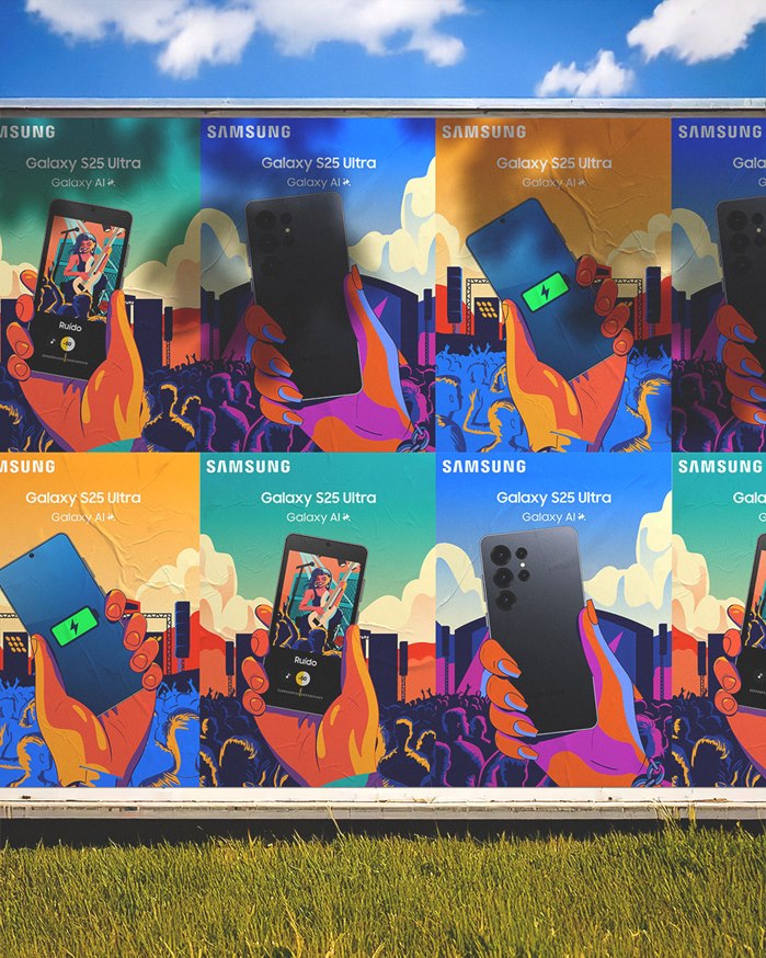 Unleashes Bold Art at Brazil’s Lollapalooza 25