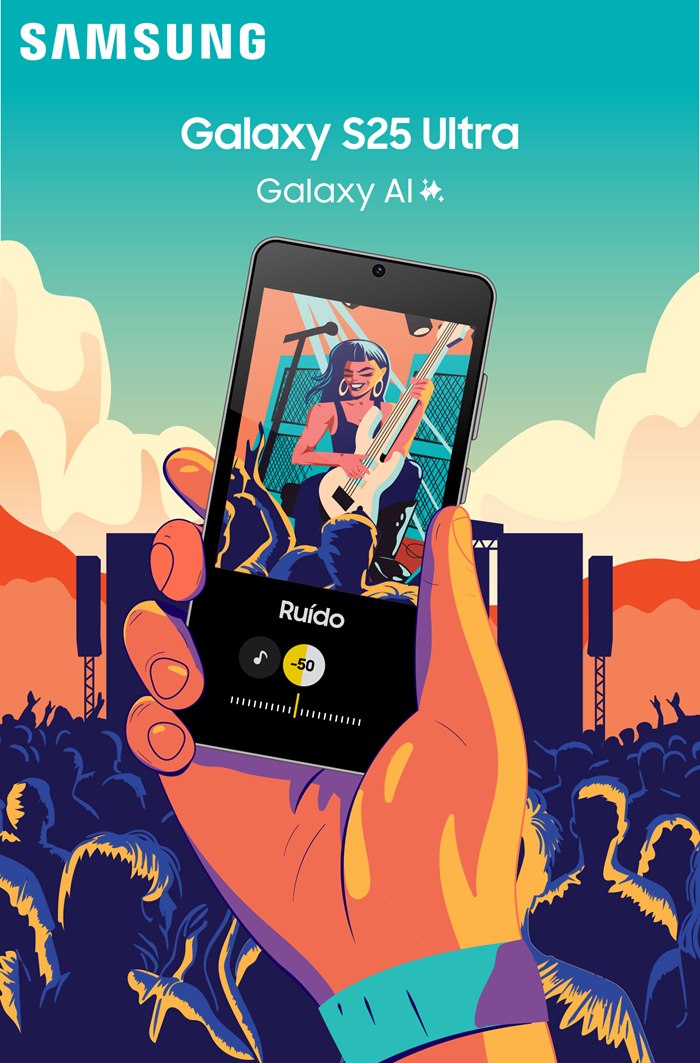 Colorful Illustrations Power Samsung’s Lollapalooza 25 Promotional Effort