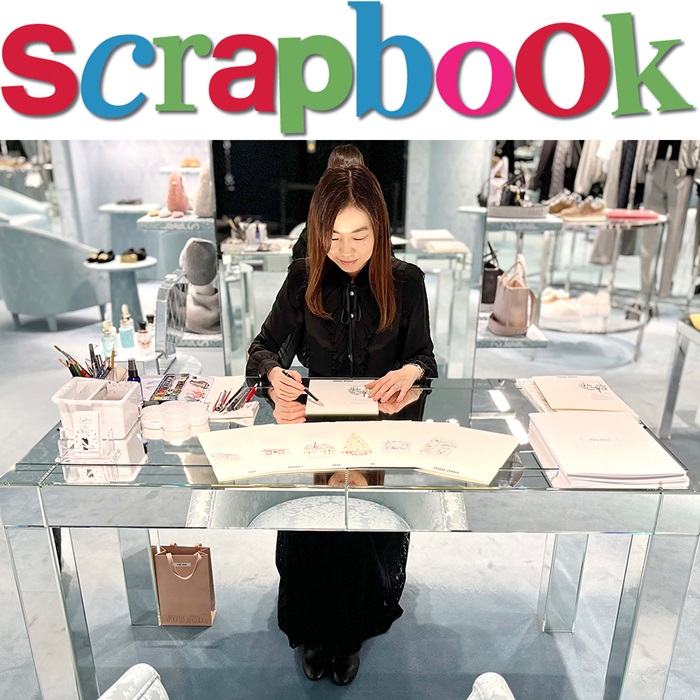 Yuka Yasutomi's SCRAPBOOK illustration