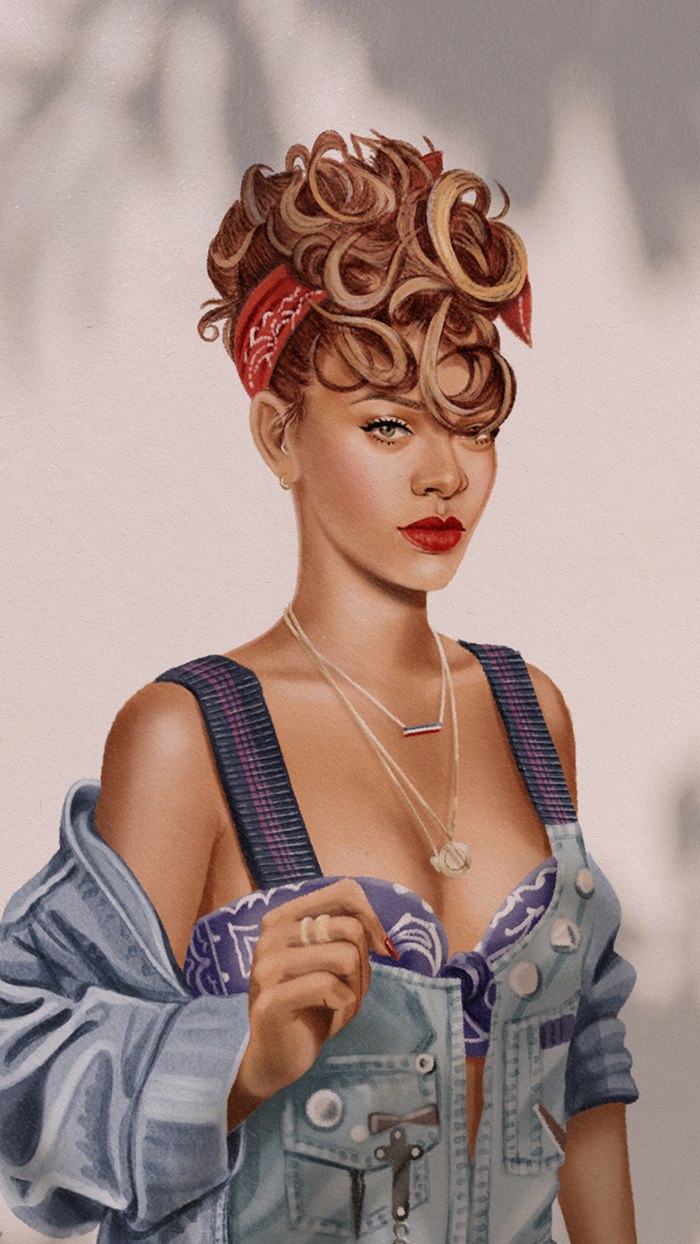 Rihanna – famous Barbadian singer and entrepreneur