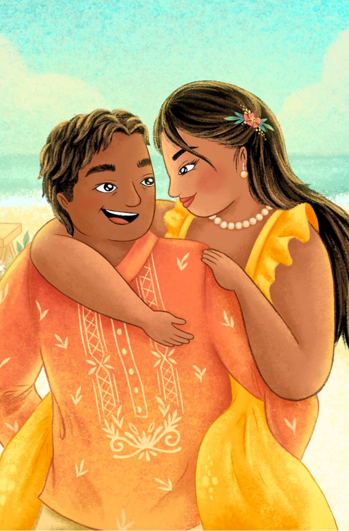 Cover art capturing warmth and personality for The Last Guy You Kiss
