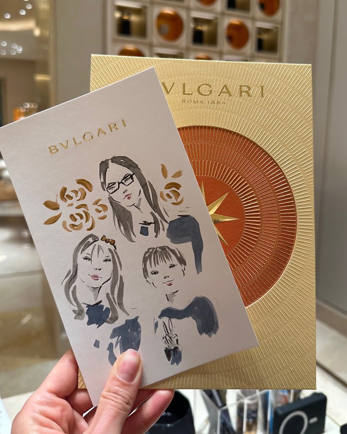 Capturing the guest at BVLGARI event