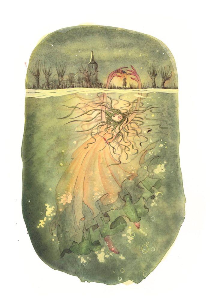 Fantasy folklore water myths art Marieke Nelissen