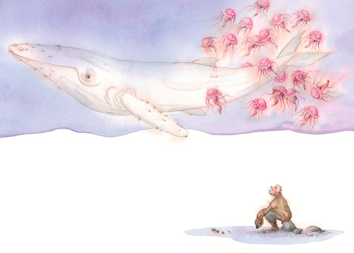 Artwork blending folklore and fear
