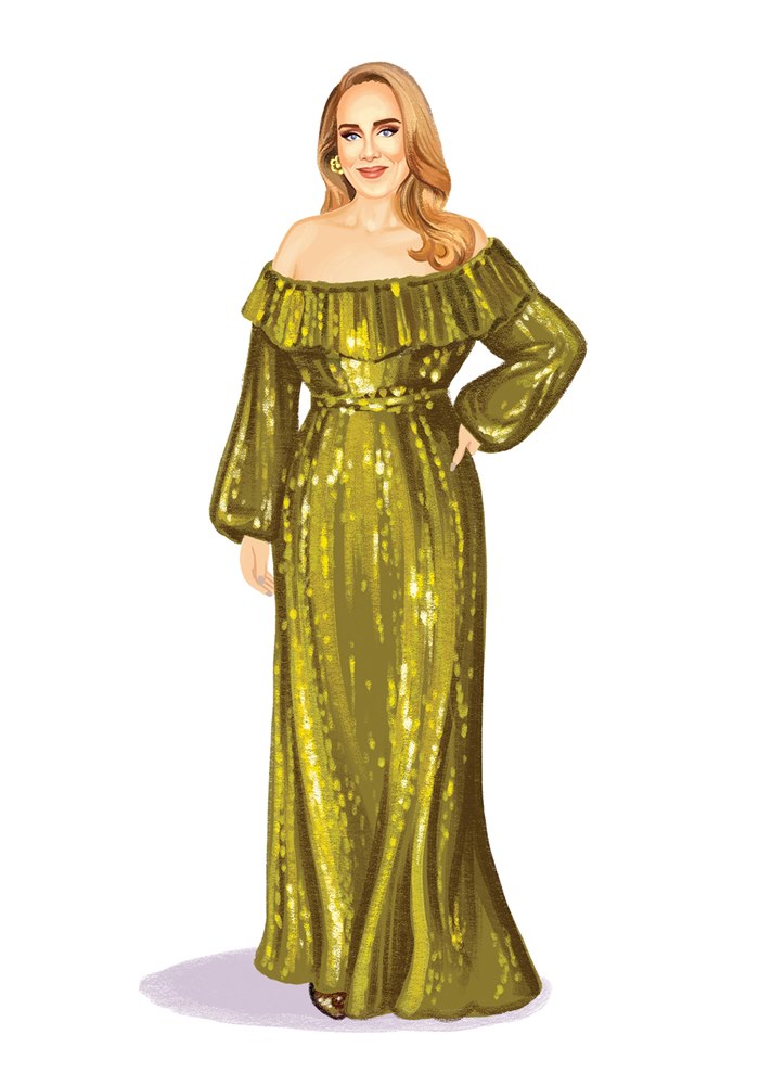 Lauren’s London studio illustration project for Adele Is Life book