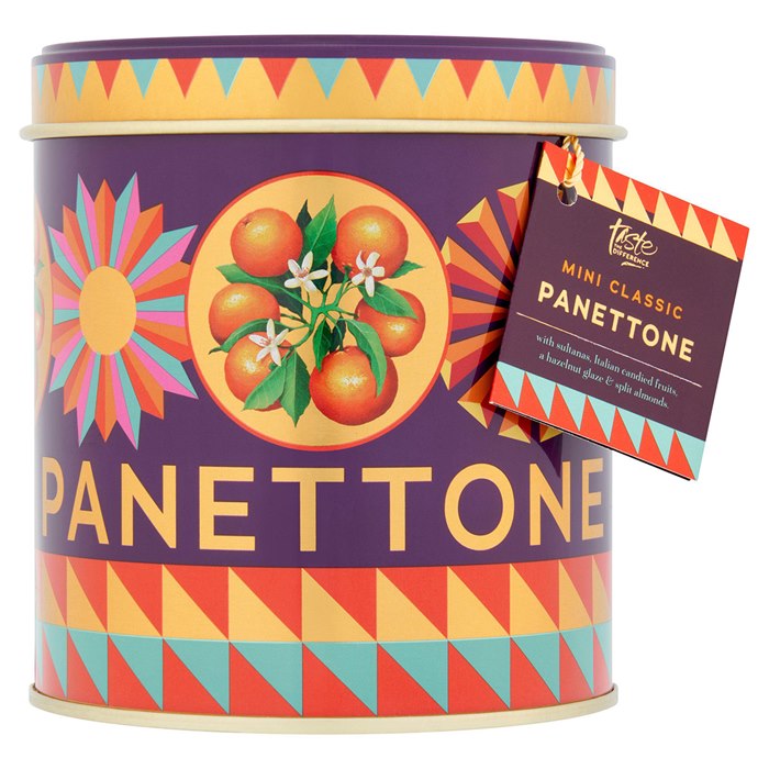 Festive artwork designed to stand out on supermarket shelves