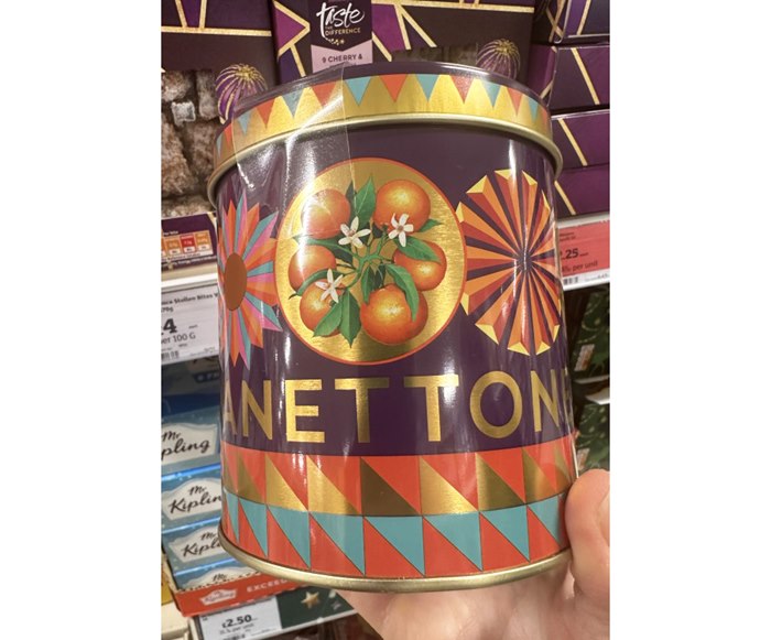 Joyful holiday illustration for retail packaging