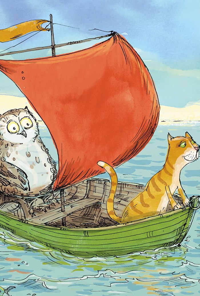 Lear poem reimagined as animated visual narrative