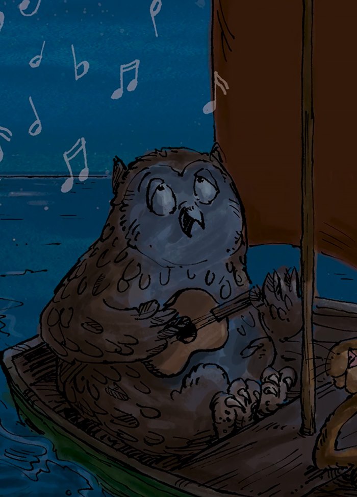 Twelve illustrated scenes animated into contemporary literary storytelling project