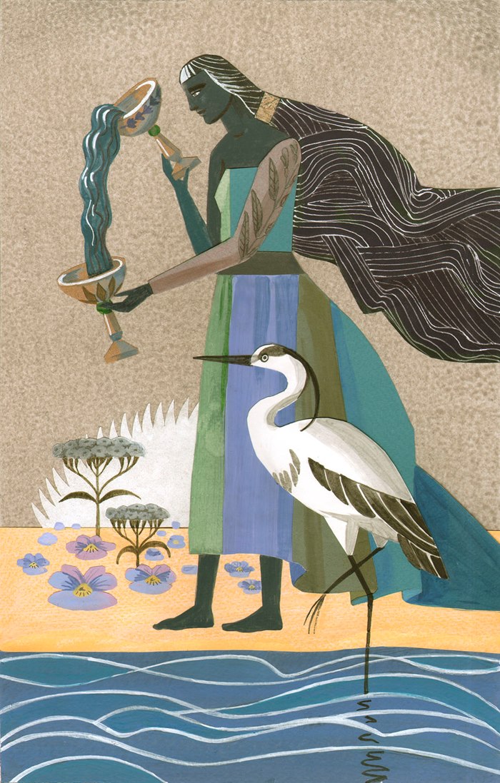 Classic tarot archetypes with medieval aesthetics