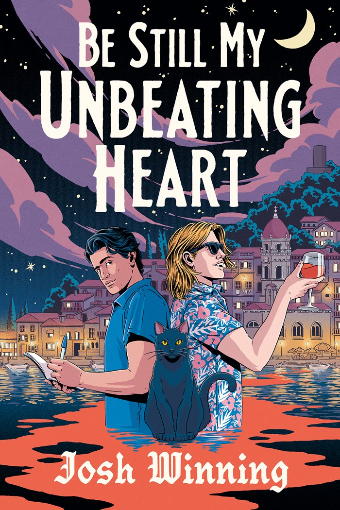 Showing a vampire protagonist in a sun-warmed Italian village