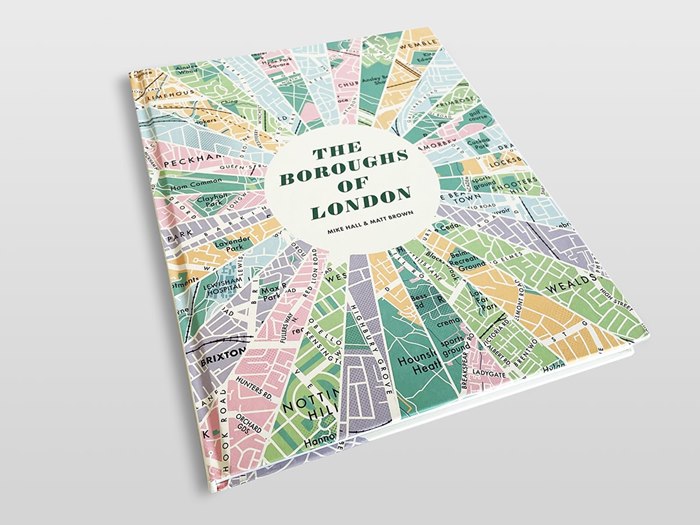 Award-nominated illustrated book design The Boroughs of London