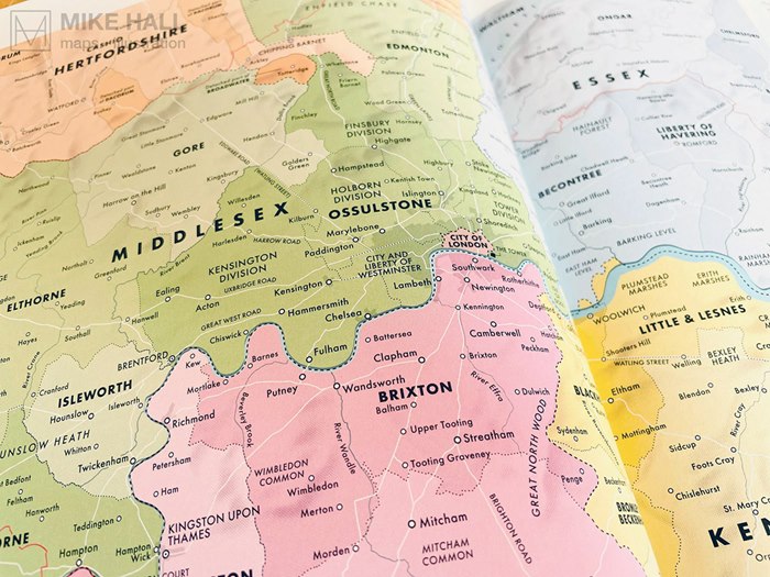 Detailed architectural map illustrations