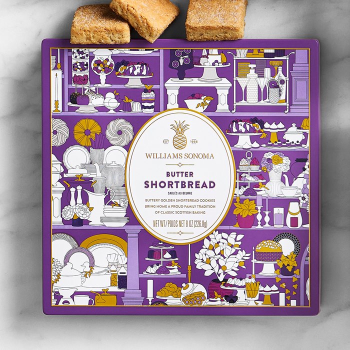 Retail environment pattern for kitchenware and tabletop packaging