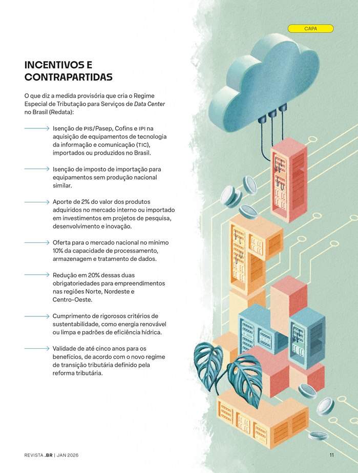 Editorial artwork on subtle references to Patinho Feio computer