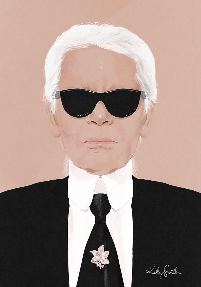 Kelly Smith creates fashion illustrations for Chanel Illustrated project
