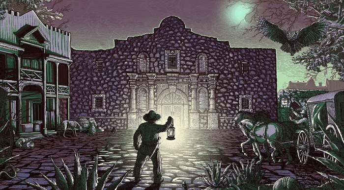 Editorial illustrations showing story across multiple magazine issues