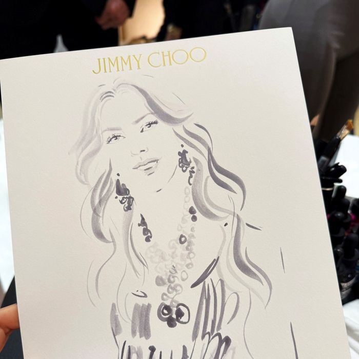 Live Portraits at Jimmy Choo