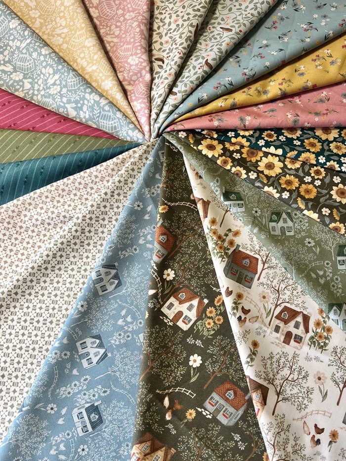Fox and Fables Heirloom Garden fabric collection for Benartex