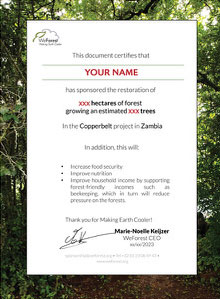Gift certificate